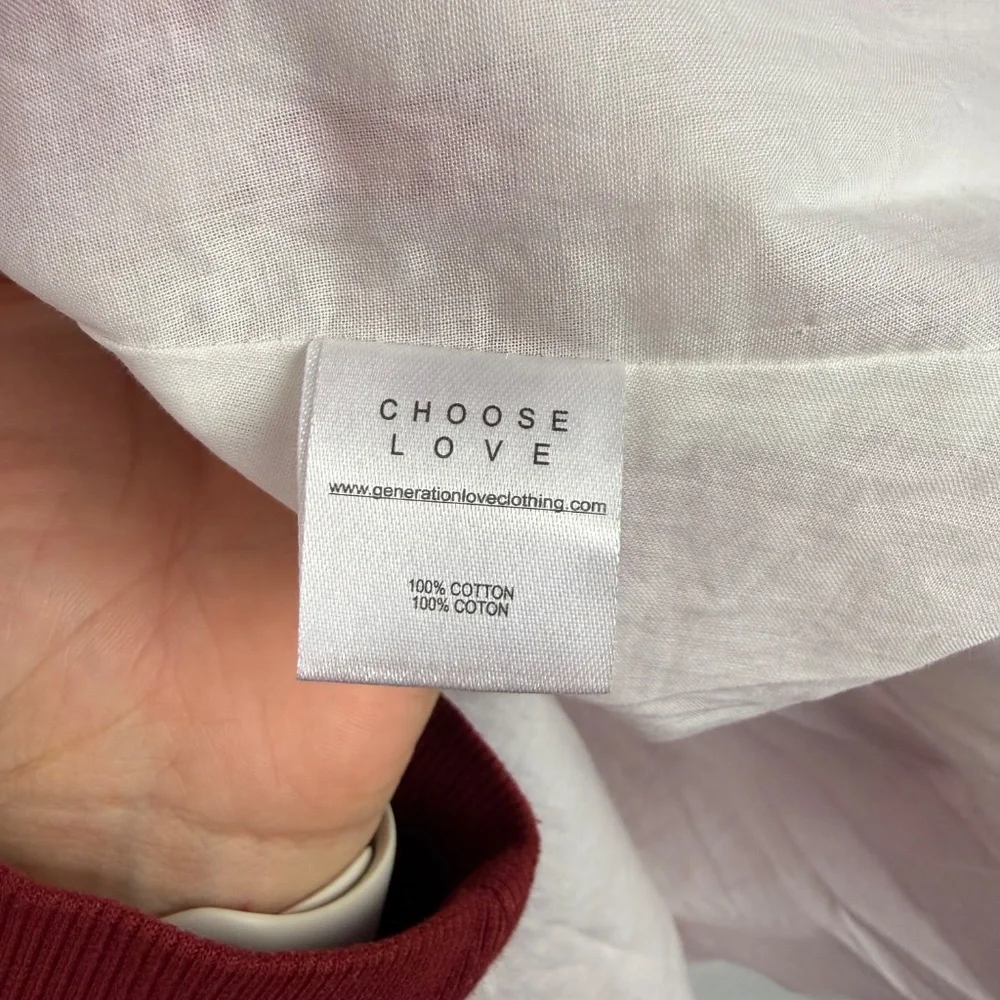 Generation Love Womens Fiona Floral Printed Pink Cotton Mini Dress Large - Picture 6 of 14